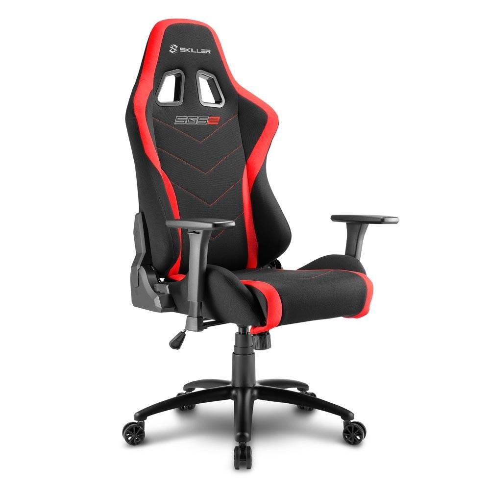 Cadeira Gamer Sharkoon Skiller SGS2 Black Red Cadeira Gamer Sharkoon Skiller SGS2 Black Red