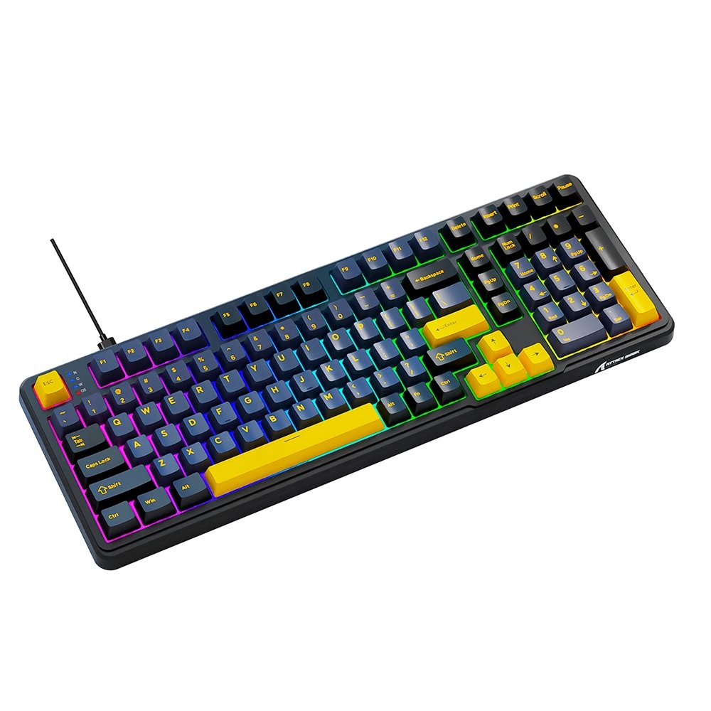 Teclado Attack Shark X98 Star Black RGB | KaBuM!