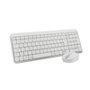 Kit Teclado e Mouse Sem Fio Logitech MK250 Compacto, Mouse Ambidestro, Bluetooth, ABNT2, Compatível PC e Mac, Branco - 920-013517