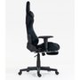 Cadeira Gamer Rise Mode X02, Ângulo Ajustável, Até 130Kg, Braço 2D, Tecido, Apoio Para os Pés Retrátil, Preta - RM-CG-X02-BK-FBC