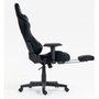 Cadeira Gamer Rise Mode X02, Ângulo Ajustável, Até 130Kg, Braço 2D, Tecido, Apoio Para os Pés Retrátil, Preta - RM-CG-X02-BK-FBC