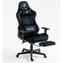 Cadeira Gamer Rise Mode X02, Ângulo Ajustável, Até 130Kg, Braço 2D, Tecido, Apoio Para os Pés Retrátil, Preta - RM-CG-X02-BK-FBC