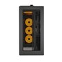 Gabinete Gamer Montech HS02 Pro, Mid-Tower, ATX, Vidro Temperado, 5X Fans, Preto - HS02PROBK
