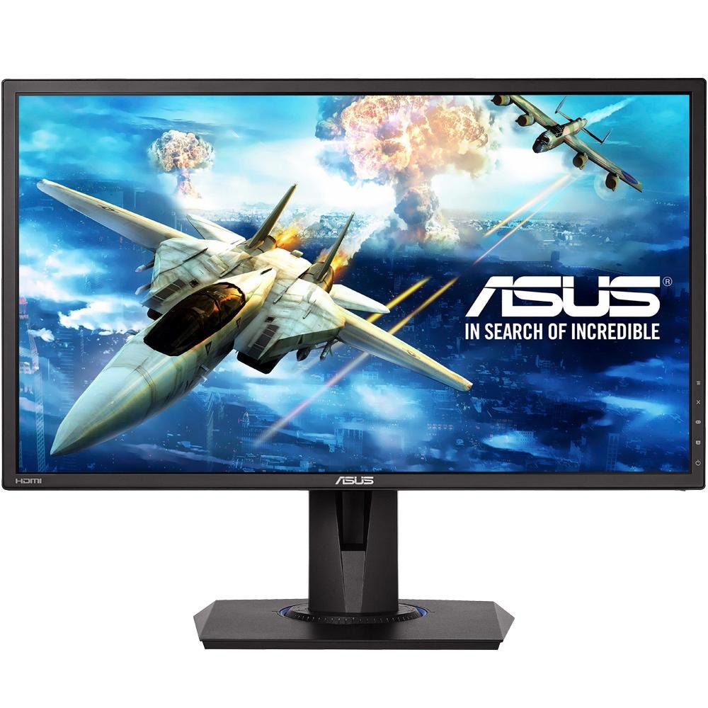 Monitor Gamer Asus LED 24´ Widescreen, Full HD, HDMI/VGA, FreeSync, Som Integrado, 1ms, Altura Ajustável - VG245H Monitor Gamer Asus LED 24´ Widescreen, Full HD, HDMI/VGA, FreeSync, Som Integrado, 1ms, Altura Ajustável - VG245H