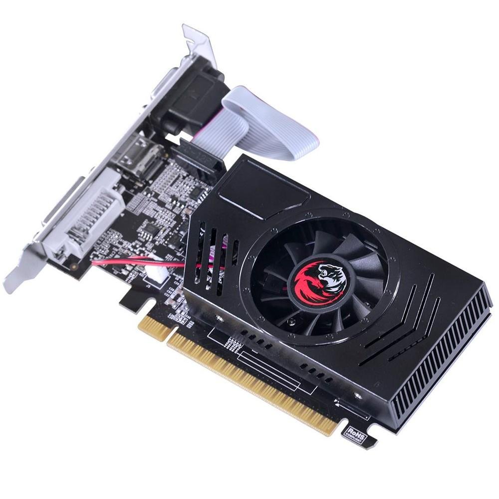 Placa de Video VGA NVIDIA PcYes GEFORCE GT 730 4GB DDR3 128Bit PGT73012804D3 Placa de Video VGA NVIDIA PcYes GEFORCE GT 730 4GB DDR3 128Bit PGT73012804D3