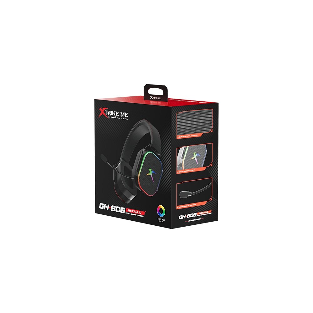 Headset Gamer Xtrike Me GH-606 Drivers 50mm RGB