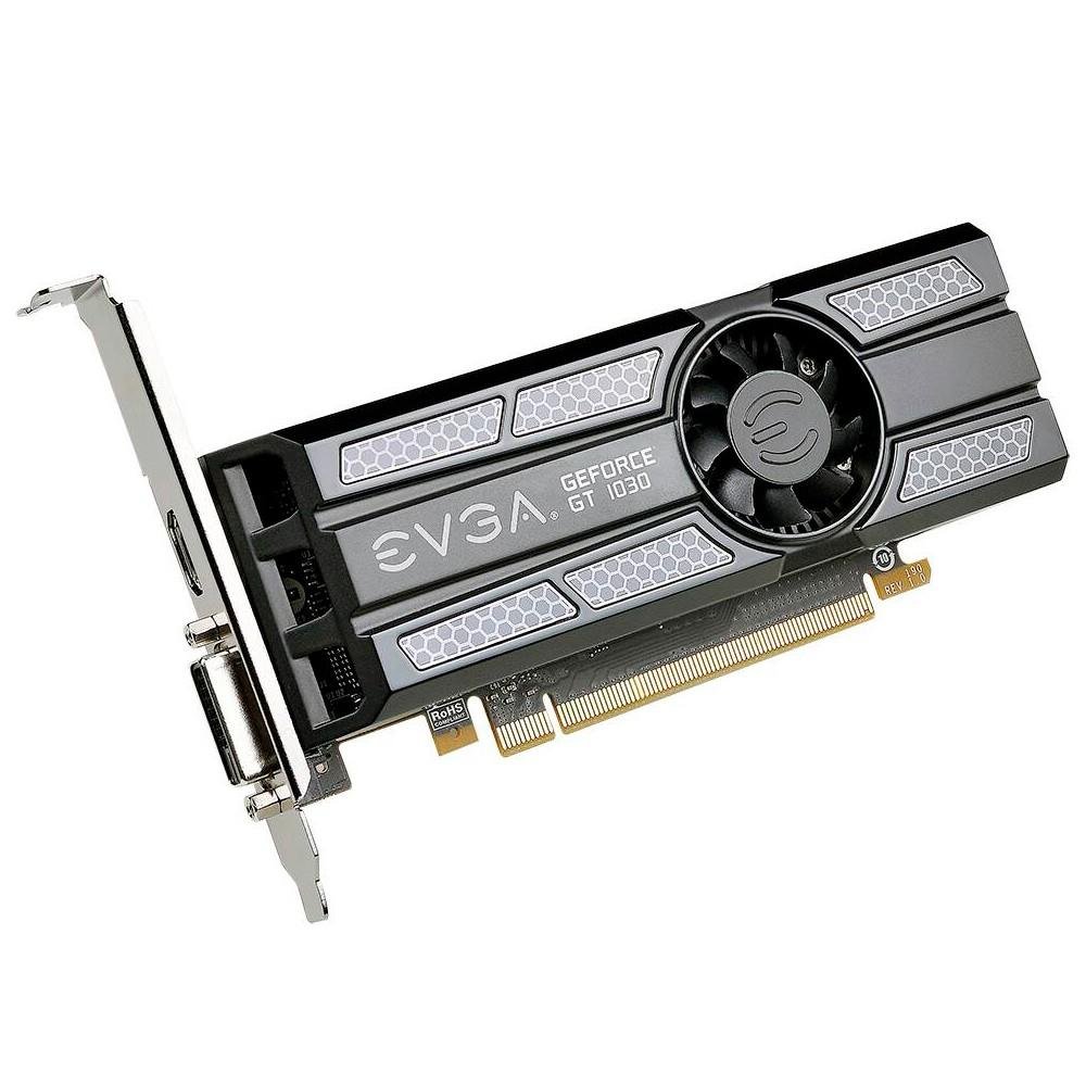Placa de Vídeo GT 1030 EVGA NVIDIA GeForce SC 2GB, GDDR5 - 02G-P4-6333-KR Placa de Vídeo GT 1030 EVGA NVIDIA GeForce SC 2GB, GDDR5 - 02G-P4-6333-KR