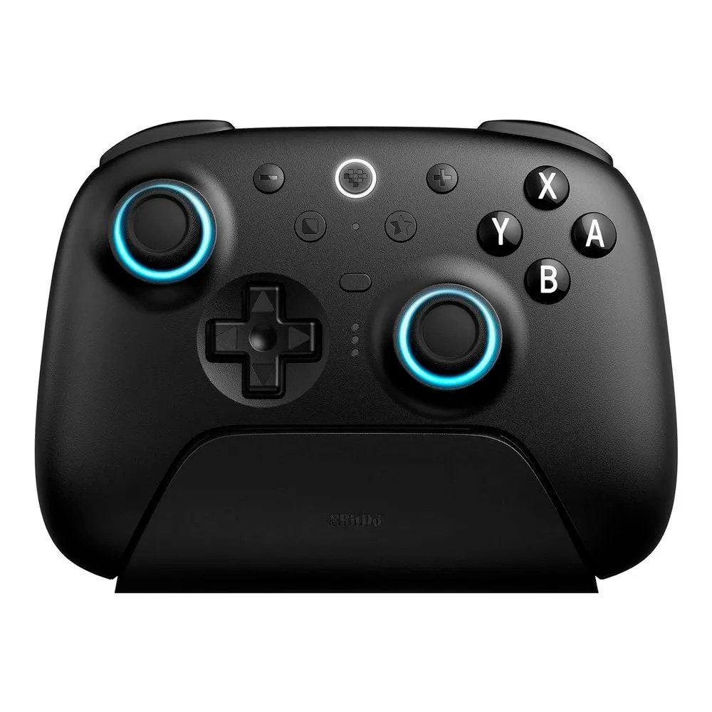 Controle Wireless 8BitDo Ultimate 2, Efeito Hall, Bluetooth, com Dock, p/ Switch, PC e Mobile, Preto - 80ND02 Controle Wireless 8BitDo Ultimate 2, Efeito Hall, Bluetooth, com Dock, p/ Switch, PC e Mobile, Preto - 80ND02