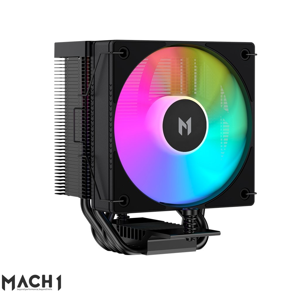 Air Cooler MACH1 BOREAL, Digital, ARGB, AMD e Intel, 100mm, Preto -  B40S DIGBK ARGB V2