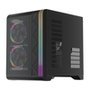 Gabinete Gamer 1STPLAYER VT5, Mid Tower, ATX, Lateral em Vidro Temperado, Sem Fan, Preto - VT5-BK