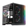 Gabinete Gamer 1STPLAYER VT5, Mid Tower, ATX, Lateral em Vidro Temperado, Sem Fan, Preto - VT5-BK