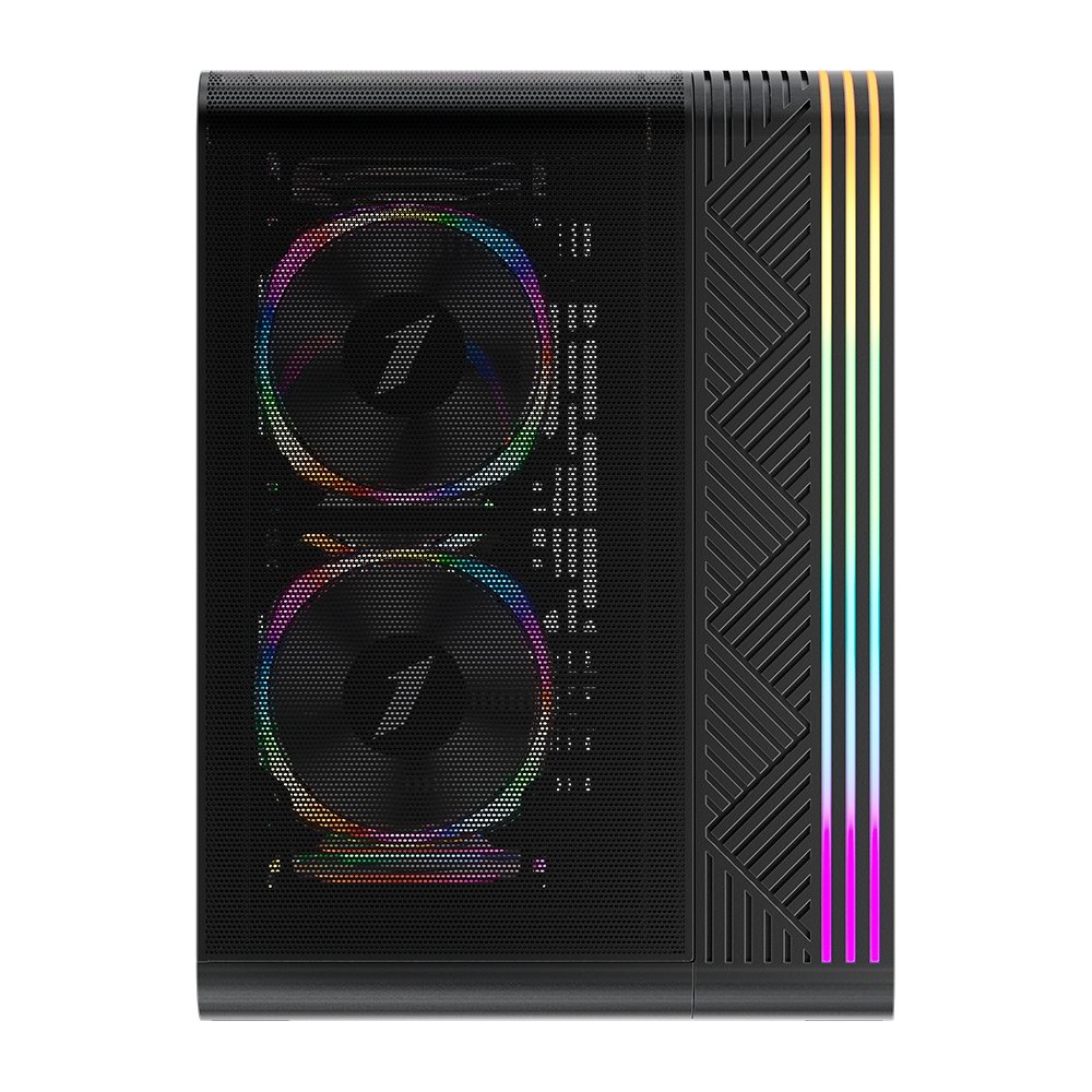 Gabinete Gamer 1STPLAYER VT5, Mid Tower, ATX, Lateral em Vidro Temperado, Sem Fan, Preto - VT5-BK Gabinete Gamer 1STPLAYER VT5, Mid Tower, ATX, Lateral em Vidro Temperado, Sem Fan, Preto - VT5-BK