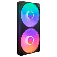 Kit 2 Cooler FAN NZXT, 140mm, RGB, com Controlador, Preto - RF