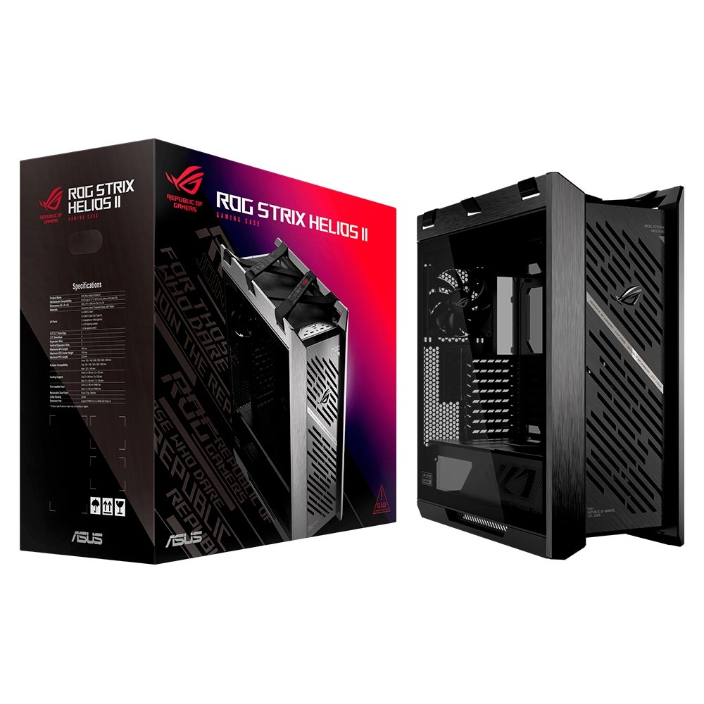 Gabinete ASUS ROG Strix Helios II EATX | KaBuM!