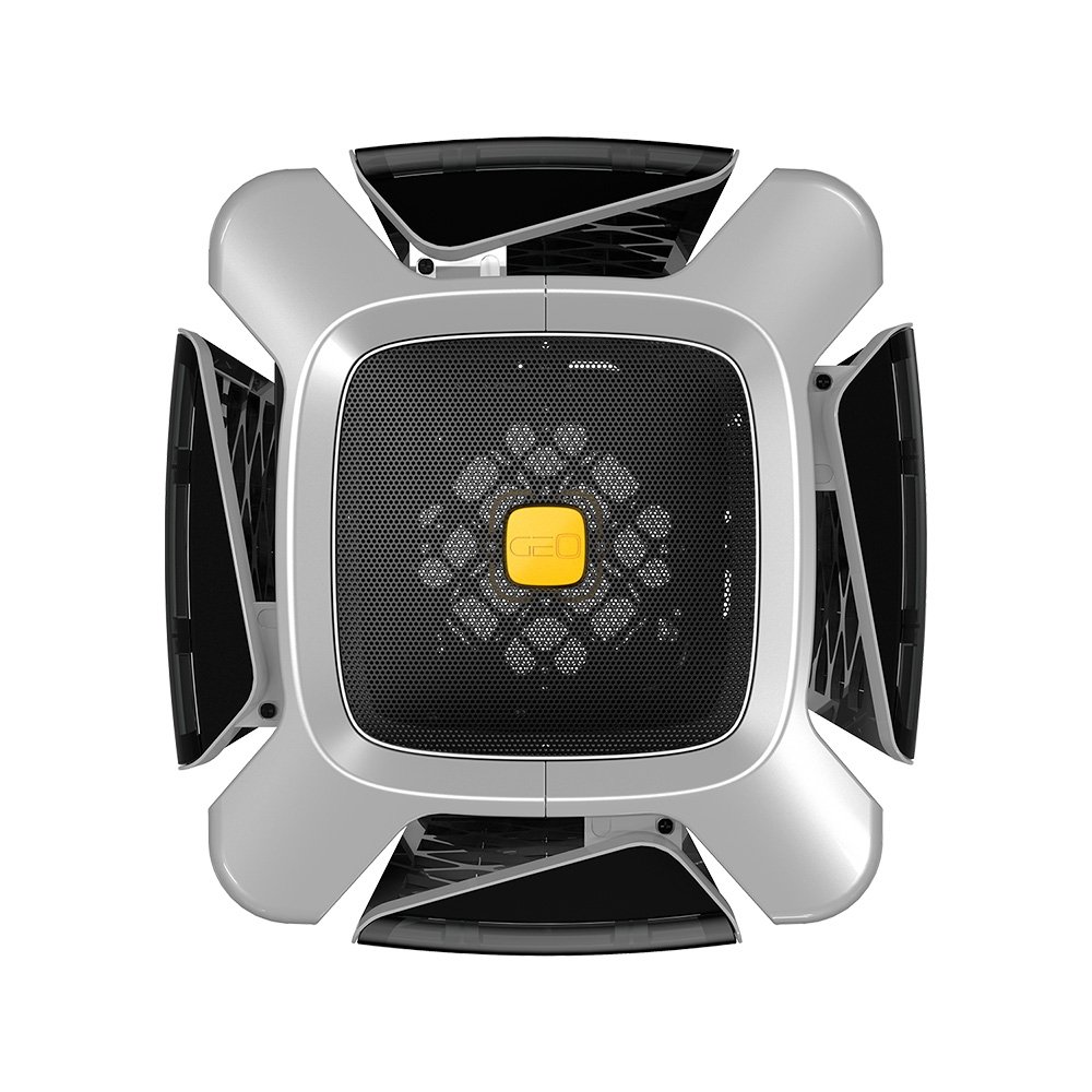 Gabinete Gamer Geometric Future Model 2, Mid Tower, ATX, Lateral em Vidro Temperado, Cinza - GEO-M2-GG Gabinete Gamer Geometric Future Model 2, Mid Tower, ATX, Lateral em Vidro Temperado, Cinza - GEO-M2-GG