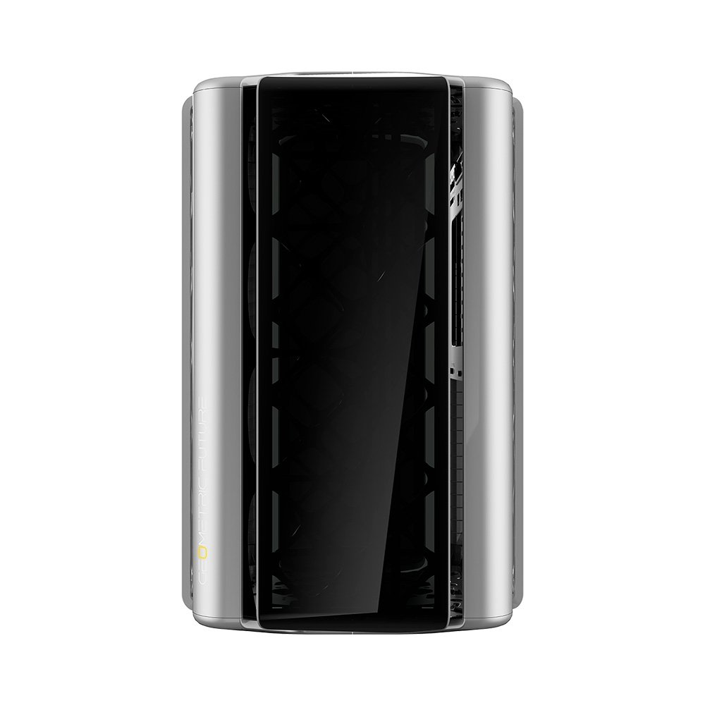 Gabinete Gamer Geometric Future Model 2, Mid Tower, ATX, Lateral em Vidro Temperado, Cinza - GEO-M2-GG Gabinete Gamer Geometric Future Model 2, Mid Tower, ATX, Lateral em Vidro Temperado, Cinza - GEO-M2-GG
