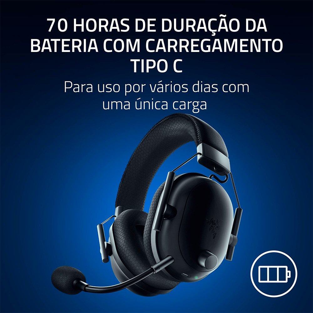Headset Sem Fio Razer BlackShark V2 Pro PlayStatio