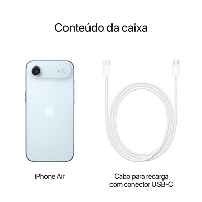 iPhone Air Apple 256GB, Azul-céu | KaBuM!