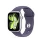 Apple Watch Series 11 GPS, Caixa Prateada de Alumínio de 42 mm, Pulseira Esportiva Roxo-névoa, Tamanho P/M - MEU64AM/A