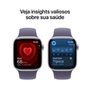 Apple Watch Series 11 GPS, Caixa Prateada de Alumínio de 42 mm, Pulseira Esportiva Roxo-névoa, Tamanho P/M - MEU64AM/A