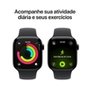 Apple Watch Series 11 GPS, Caixa Preta Brilhante de Alumínio de 42 mm, Pulseira Esportiva Preta, Tamanho P/M - MEQT4AM/A