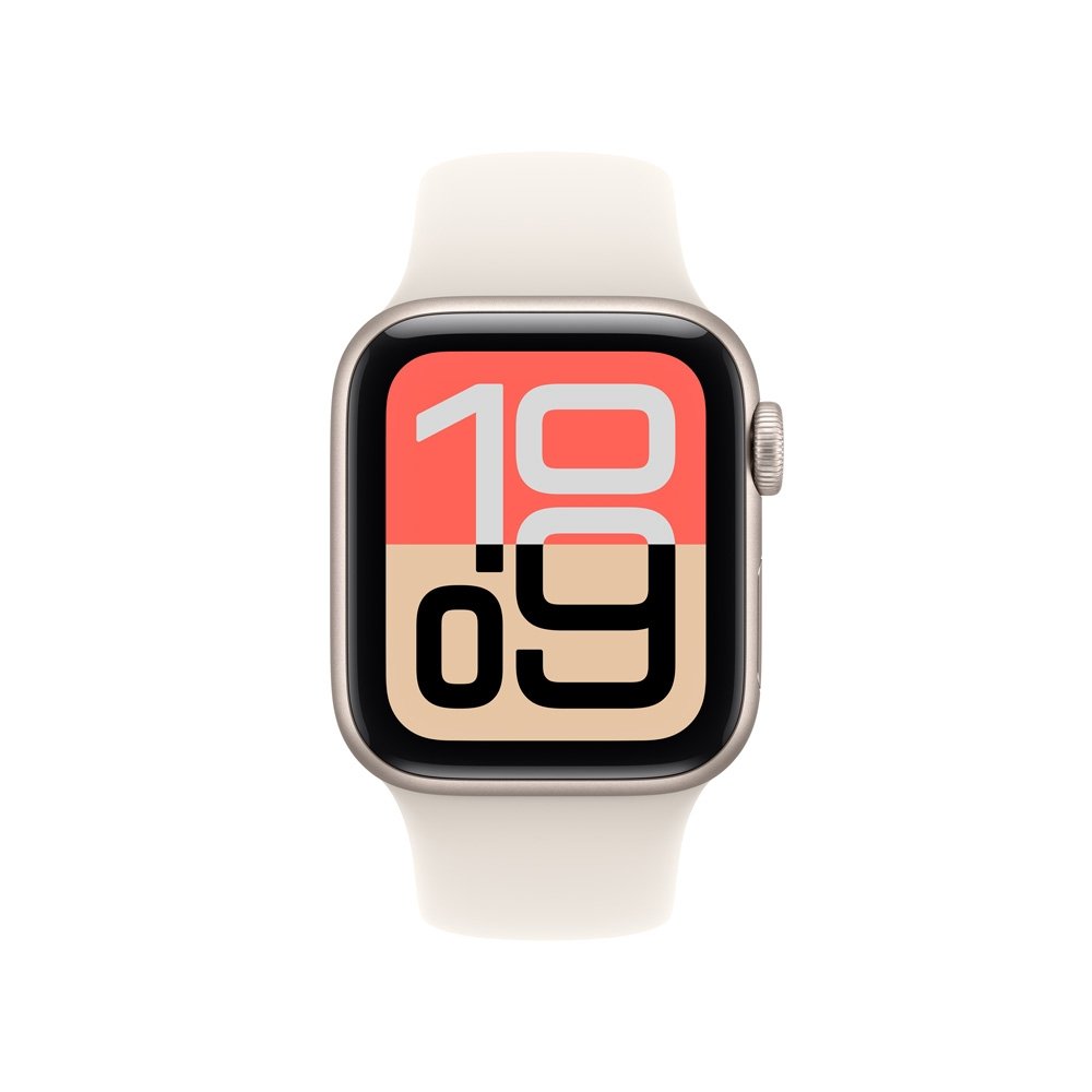 Apple Watch SE 3 GPS, Caixa Estelar de Alumínio de 40 mm, Pulseira Esportiva Estelar, Tamanho M/G - MEH54AM/A Apple Watch SE 3 GPS, Caixa Estelar de Alumínio de 40 mm, Pulseira Esportiva Estelar, Tamanho M/G - MEH54AM/A