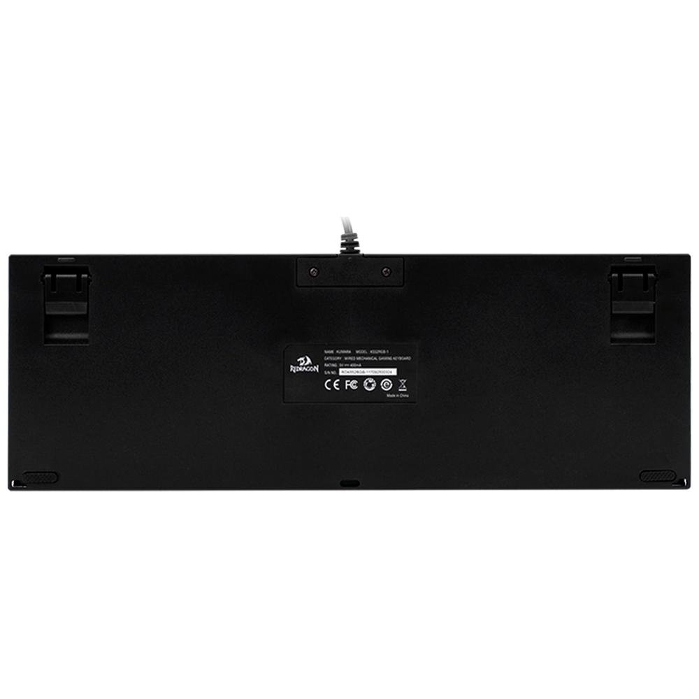Teclado Mecânico Gamer Redragon Kumara, Anti-Ghosting, RGB, Switch Outemu Brown, ABNT2, Preto, PT - K552RGB-1 (PT-BROWN)