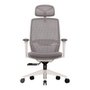 Cadeira Office Elements Serena Slide, com Apoio para os Pés, Até 120kg, Reclinável, Malha, Cinza - 72097