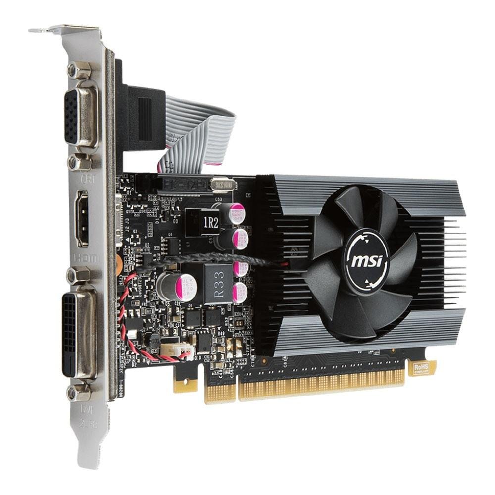 Placa de Vídeo MSI NVIDIA GeForce GT 710 2GD5 LP 2GB, GDDR5 Placa de Vídeo MSI NVIDIA GeForce GT 710 2GD5 LP 2GB, GDDR5