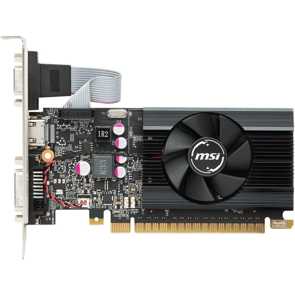 Placa de Vídeo MSI NVIDIA GeForce GT 710 2GD5 LP 2GB, GDDR5 Placa de Vídeo MSI NVIDIA GeForce GT 710 2GD5 LP 2GB, GDDR5