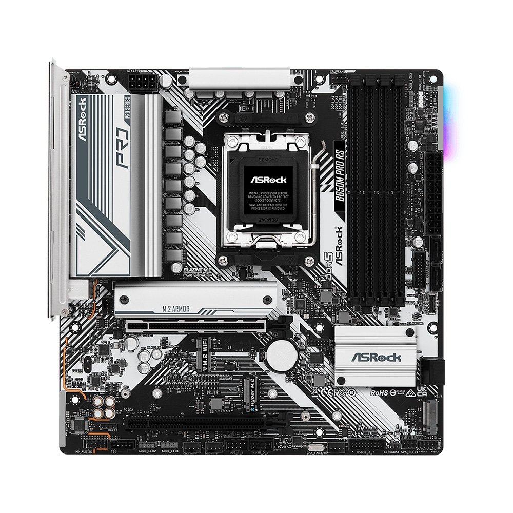 マザーボード ASRock B650M Pro RS WiFi (B650 AM5 mATX) Placa-Mãe ASRock B650M Pro RS DDR5 AM5 | KaBuM!