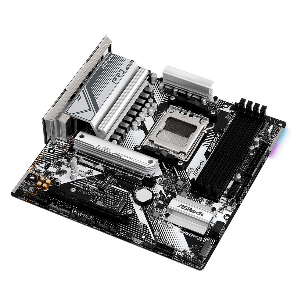 ASRock B650M Pro RS マザーボード Placa-Mãe ASRock B650M Pro RS DDR5 AM5 | KaBuM!