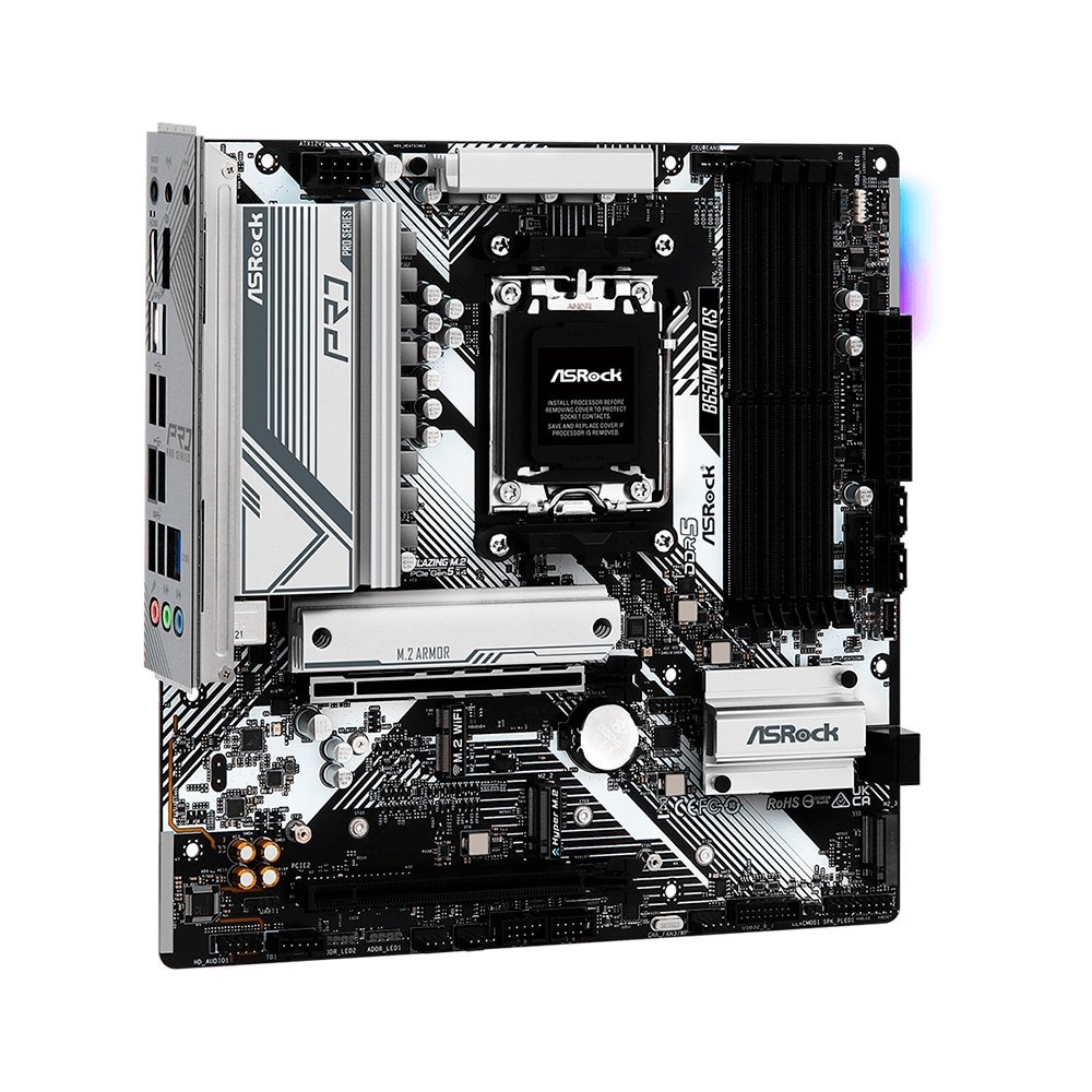 ASRock B650M ProRS WiFi+Ryzen5 8400F+メモリ Placa-Mãe ASRock B650M Pro RS DDR5 AM5 | KaBuM!