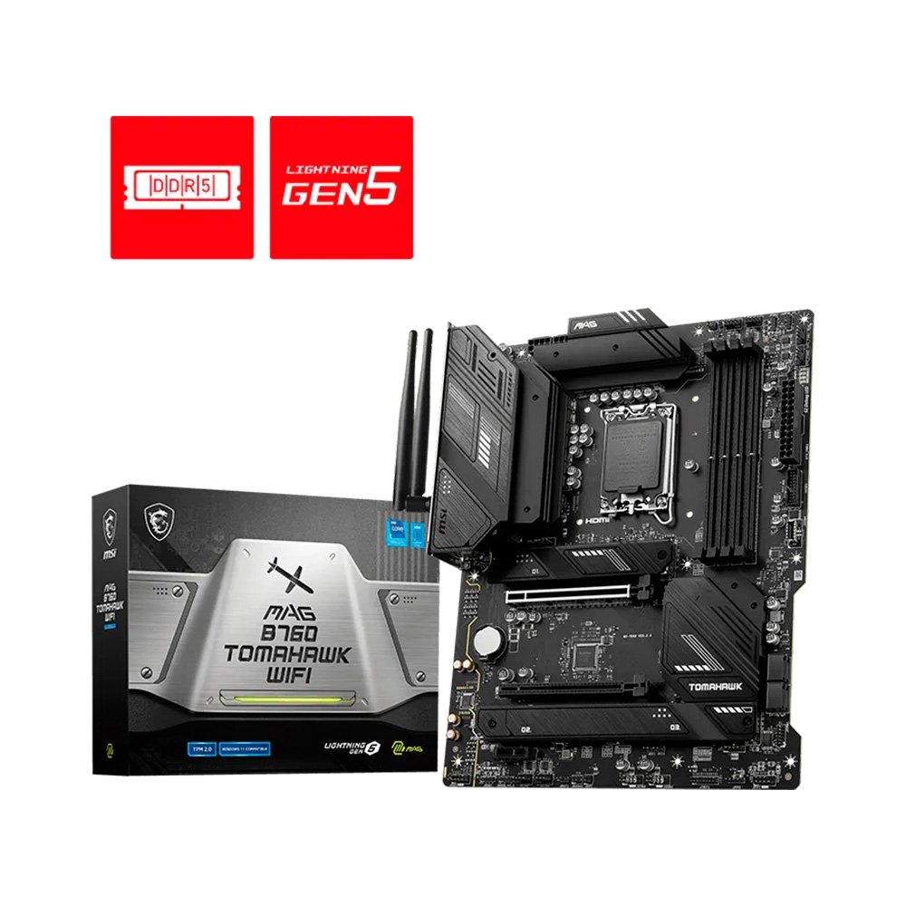 Placa-Mãe MSI MAG B760 TOMAHAWK WIFI DDR5 | KaBuM!