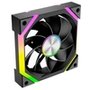 Ventoinha Rise Mode Magneto X Reverse, 120mm, ARGB, Preto - RM-MAX-ARGB-B-RV