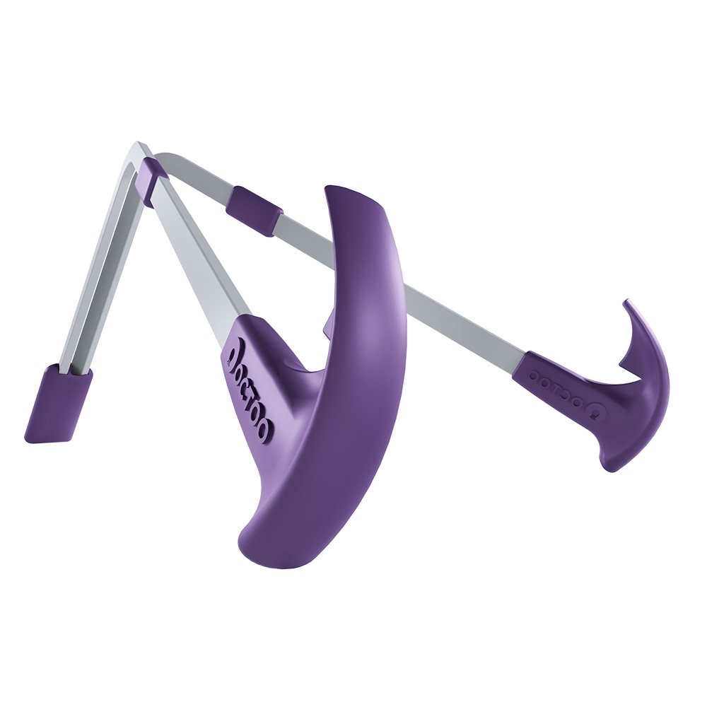 Suporte para Notebook e Tablet Octoo LiteStand Note, Ice Silver e Roxo - 9570
