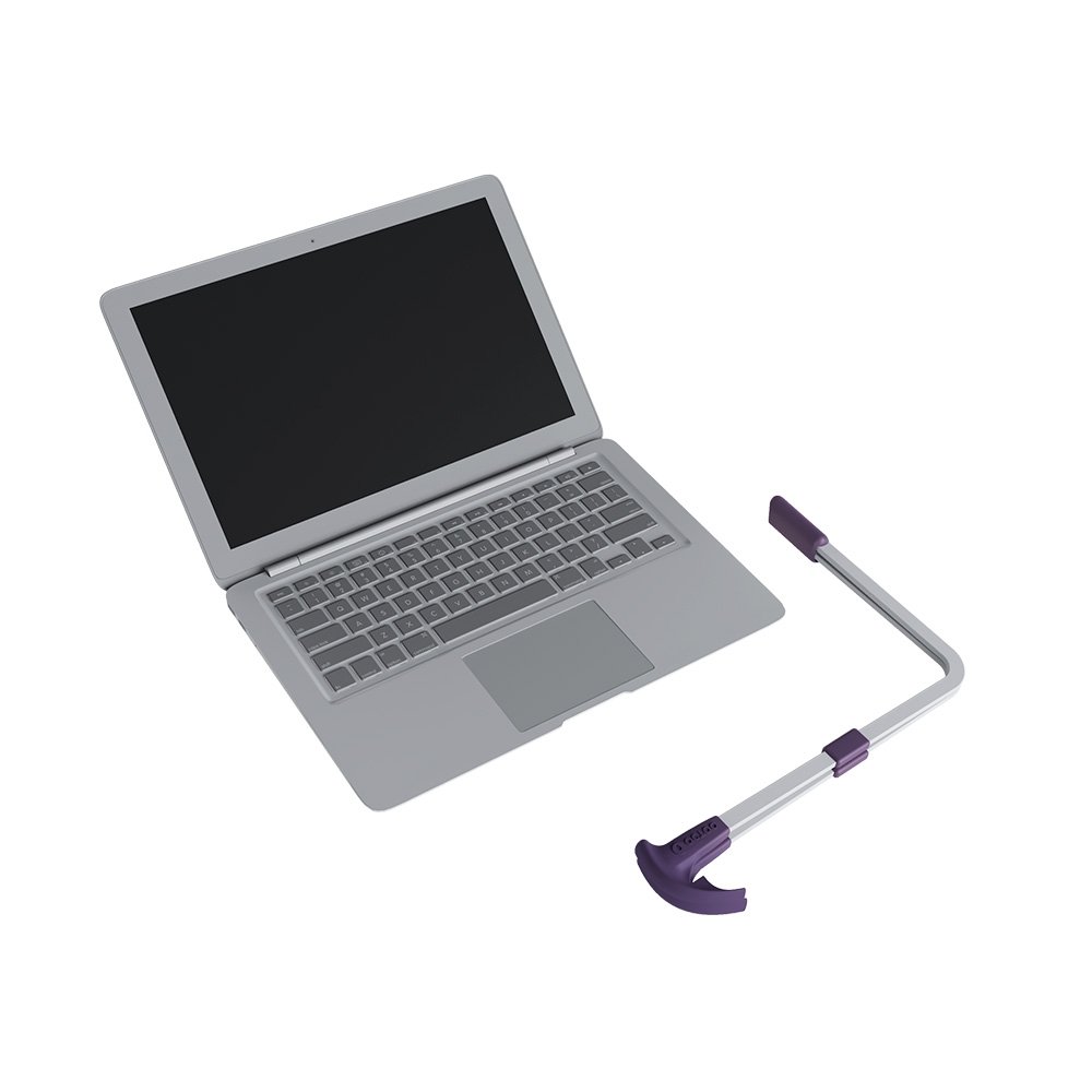Suporte para Notebook e Tablet Octoo LiteStand Note, Ice Silver e Roxo - 9570