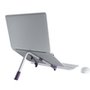 Suporte para Notebook e Tablet Octoo LiteStand Note, Ice Silver e Roxo - 9570
