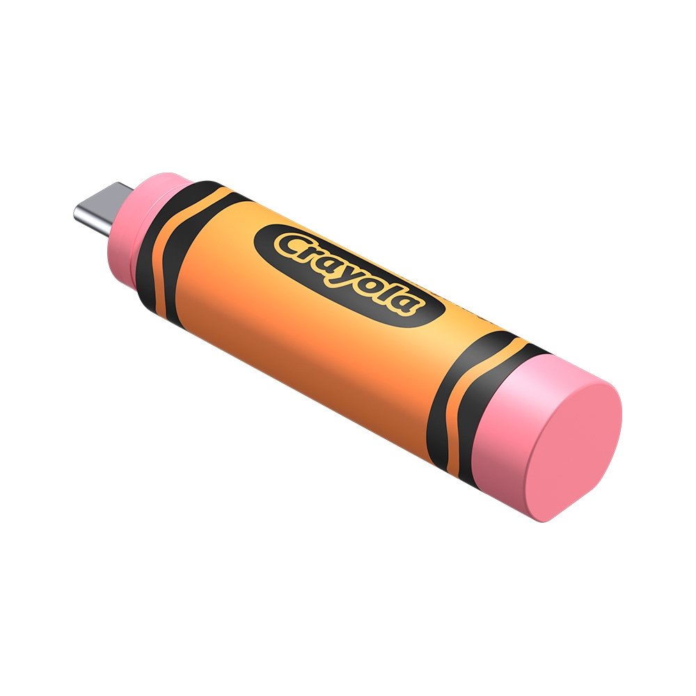 Pen Drive 256GB SanDisk Crayola USB-C Flash Drive, Mango Tango - SDCZIC-256G-G46O Pen Drive 256GB SanDisk Crayola USB-C Flash Drive, Mango Tango - SDCZIC-256G-G46O