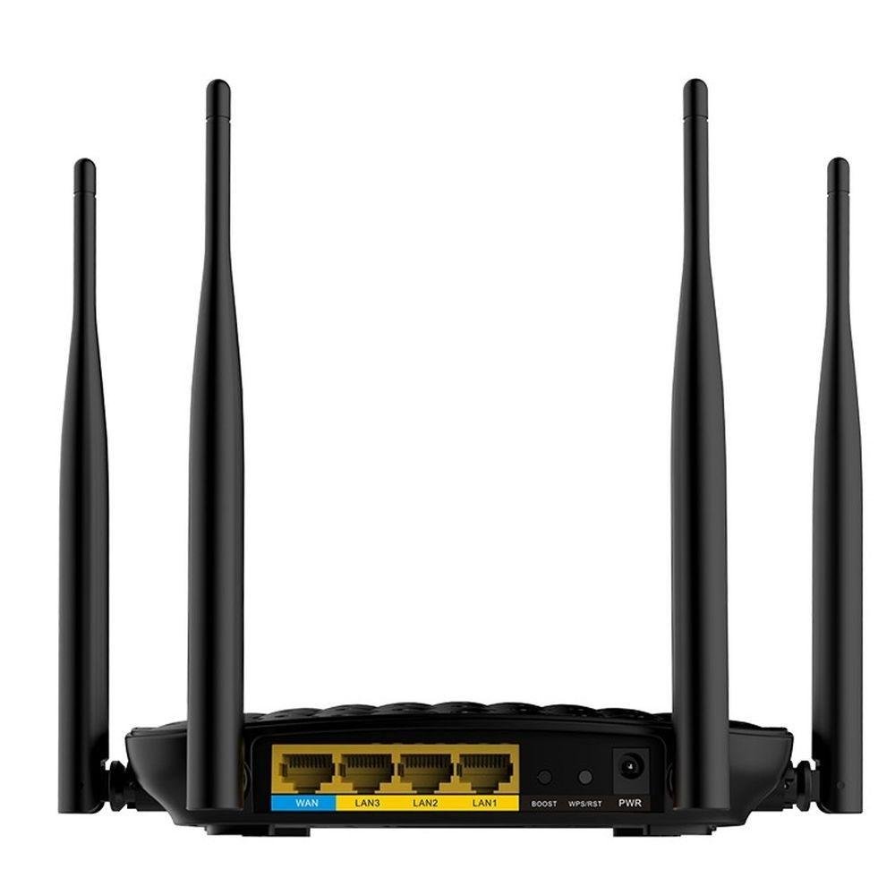 Roteador Tenda Wireless Dual Band, 1200Mpbs, 4 Antenas, High-Power - AC6 Roteador Tenda Wireless Dual Band, 1200Mpbs, 4 Antenas, High-Power - AC6