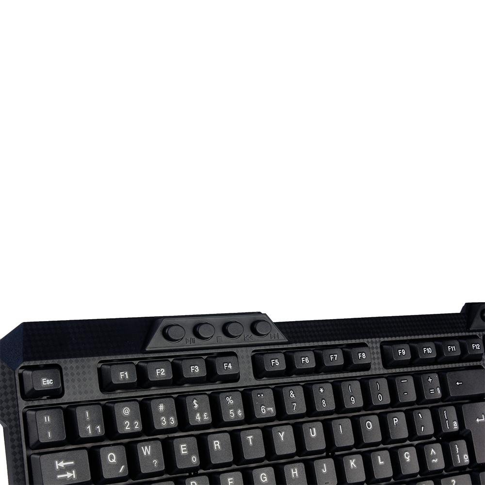 Kit Teclado e Mouse sem Fio Preto, C3TECH K-W10BK - Imagem 2