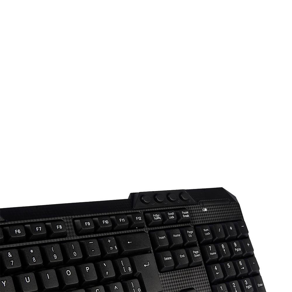 Kit Teclado e Mouse sem Fio Preto, C3TECH K-W10BK - Imagem 4