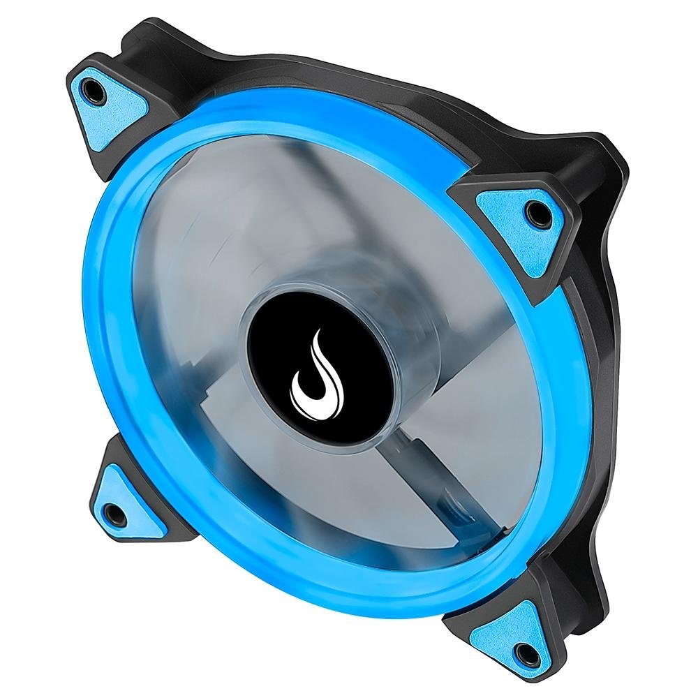 Ventoinha Rise Mode Galaxy Led, 120mm, Azul - RM-FN-01-BB Ventoinha Rise Mode Galaxy Led, 120mm, Azul - RM-FN-01-BB