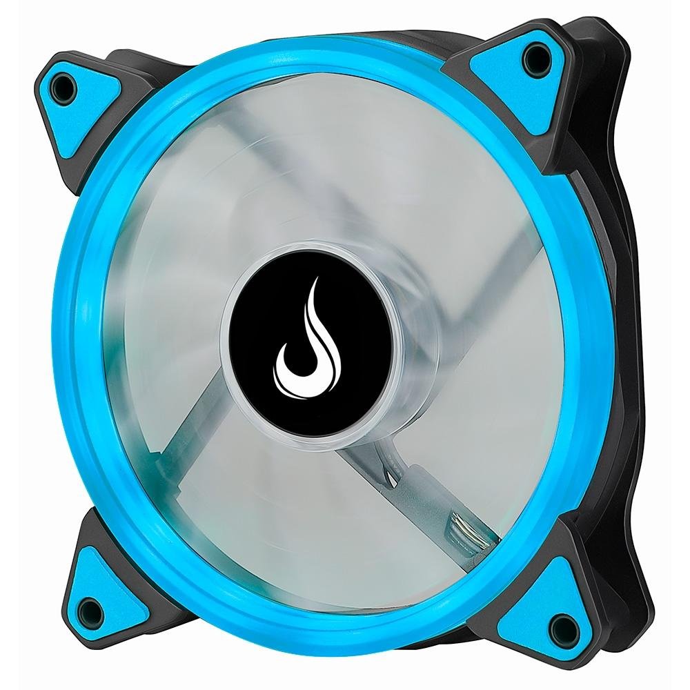 Ventoinha Rise Mode Galaxy Led, 120mm, Azul - RM-FN-01-BB Ventoinha Rise Mode Galaxy Led, 120mm, Azul - RM-FN-01-BB