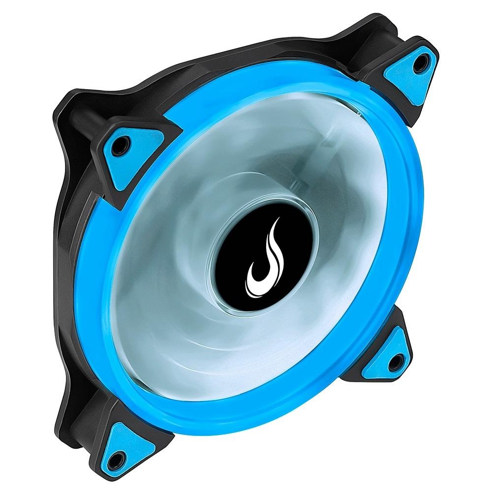 Ventoinha Rise Mode Galaxy Led, 120mm, Azul - RM-FN-01-BB Ventoinha Rise Mode Galaxy Led, 120mm, Azul - RM-FN-01-BB
