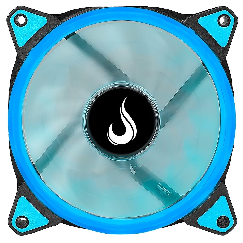 Ventoinha Rise Mode Galaxy Led, 120mm, Azul - RM-FN-01-BB Ventoinha Rise Mode Galaxy Led, 120mm, Azul - RM-FN-01-BB