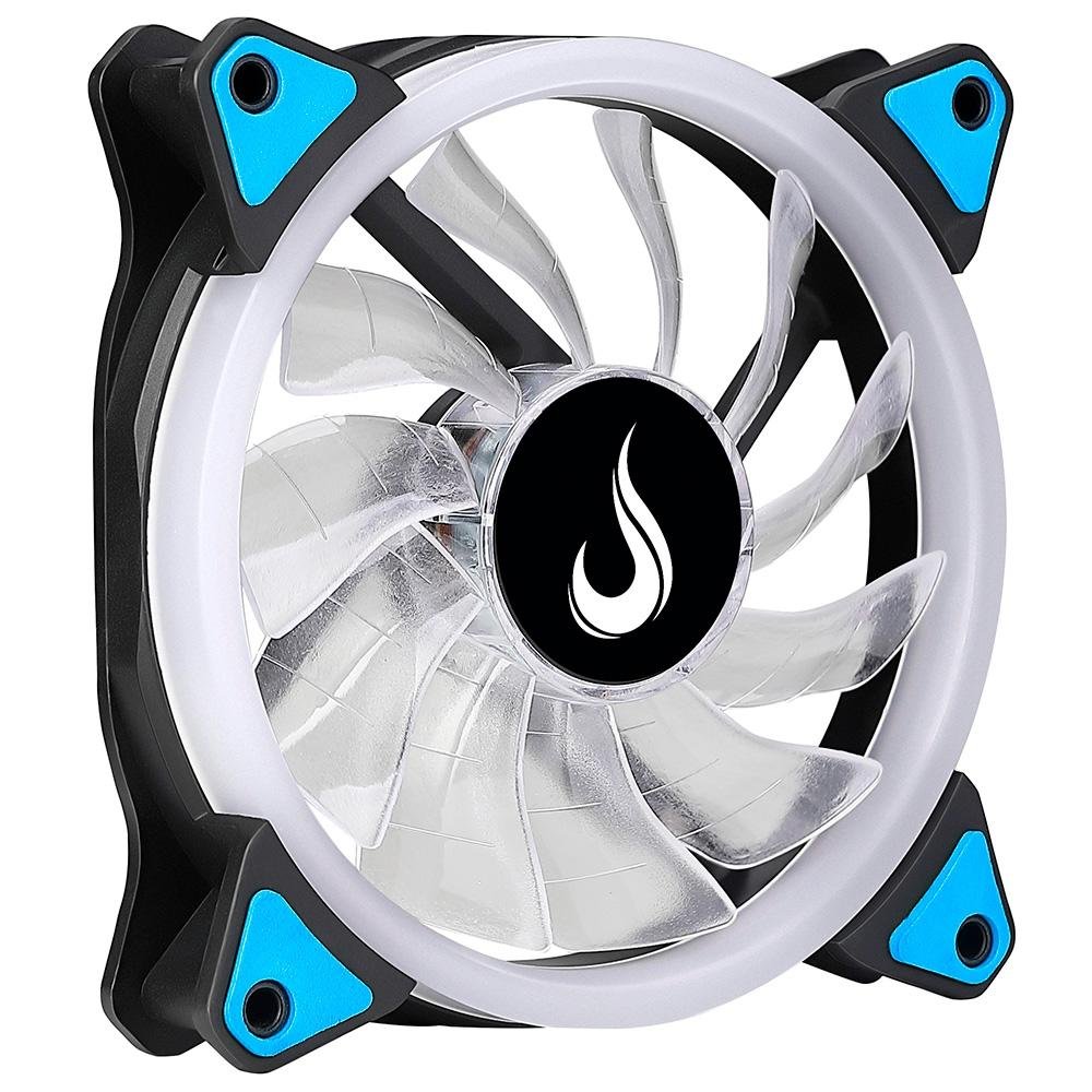 Ventoinha Rise Mode Galaxy Led, 120mm, Azul - RM-FN-01-BB Ventoinha Rise Mode Galaxy Led, 120mm, Azul - RM-FN-01-BB
