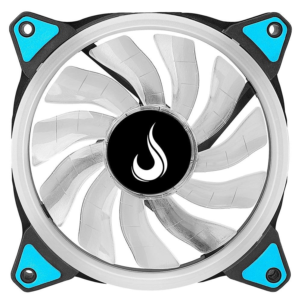 Ventoinha Rise Mode Galaxy Led, 120mm, Azul - RM-FN-01-BB Ventoinha Rise Mode Galaxy Led, 120mm, Azul - RM-FN-01-BB