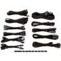 Kit de Cabos Sleeved Corsair Preto CP-8920151