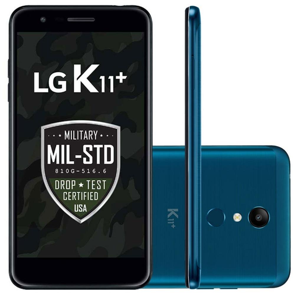 Smartphone LG K11+ 32GB, 13MP, Tela 5.3´, Azul - LMX410BCW Smartphone LG K11+ 32GB, 13MP, Tela 5.3´, Azul - LMX410BCW